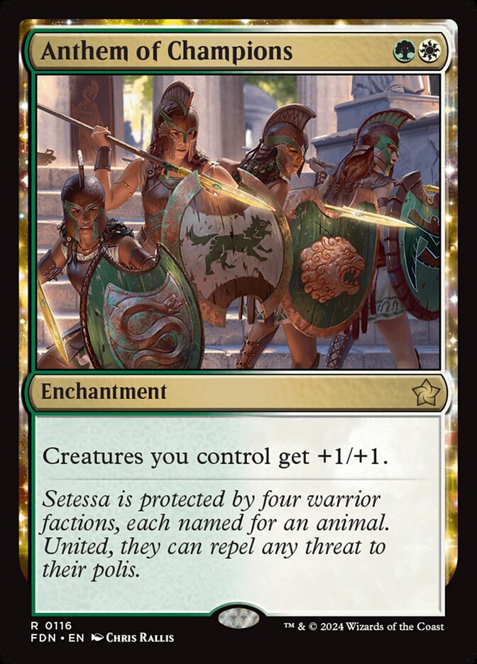 Anthem of Champions 116/291 (Foundations)