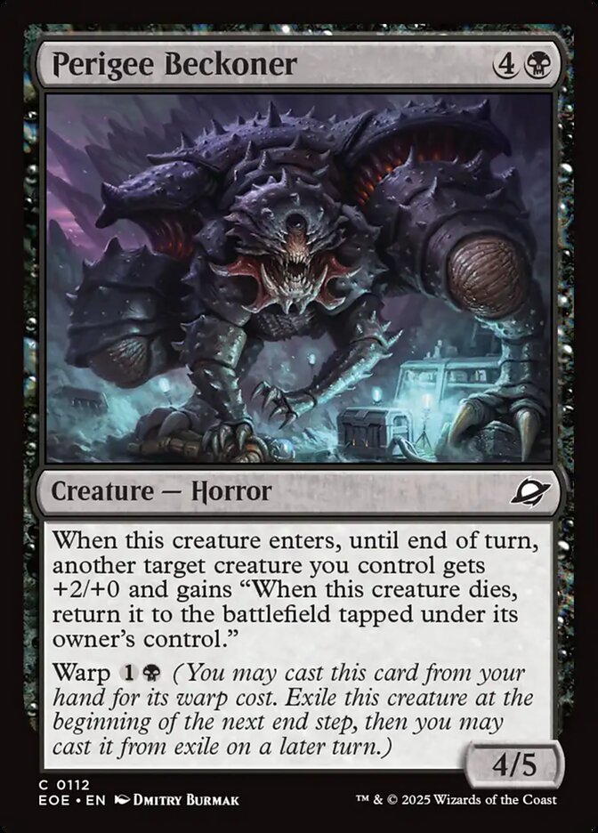 Perigee Beckoner 112 (Edge of Eternities) - Foil