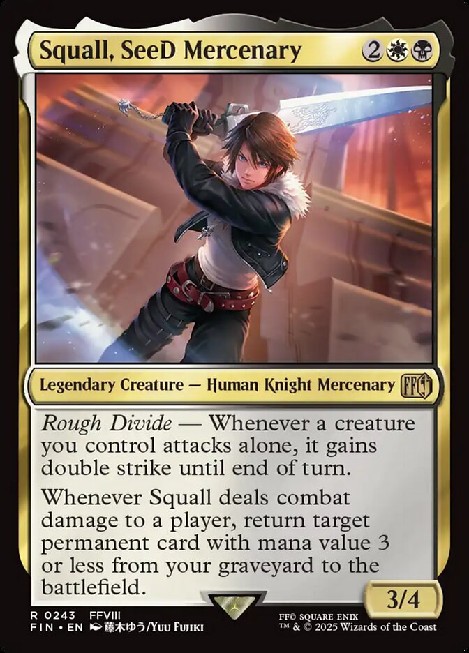 Squall SeeD Mercenary 243 (FINAL FANTASY) - Foil