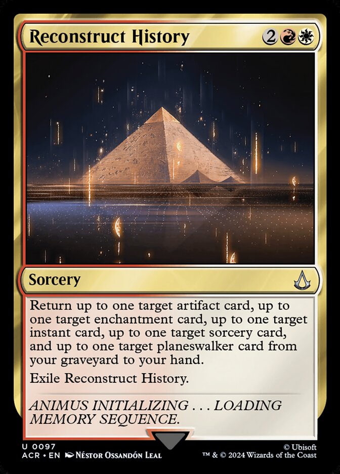 Reconstruct History 97 (Universes Beyond: Assassin's Creed)