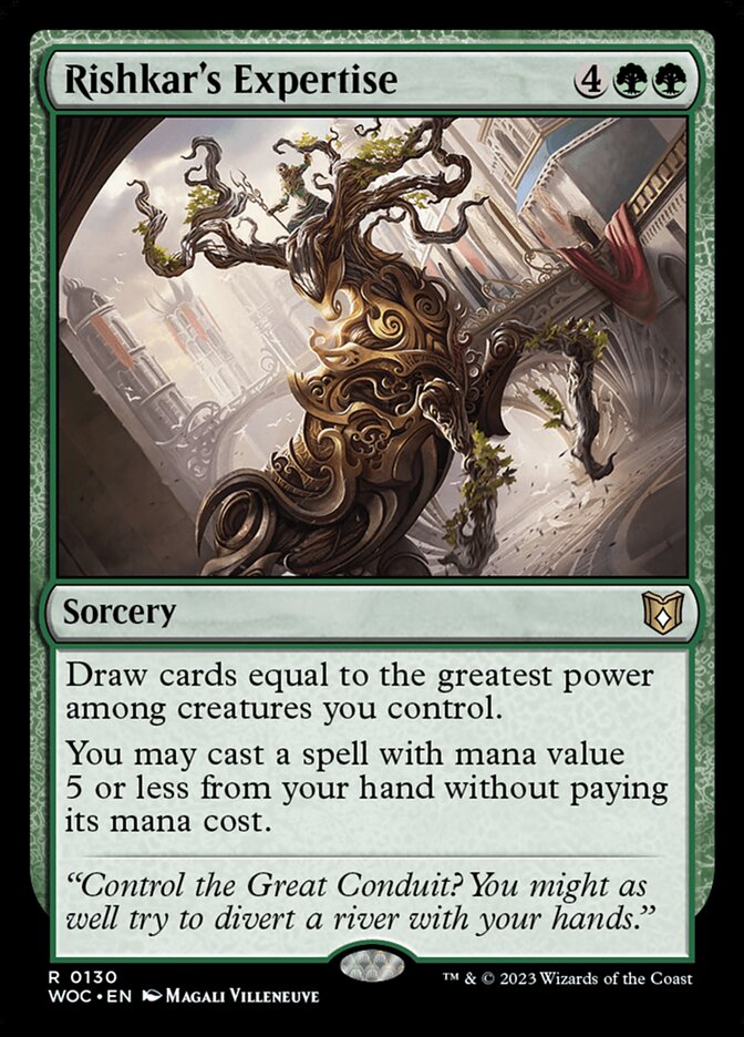 Rishkar's Expertise 130/173 (Commander: Wilds of Eldraine)