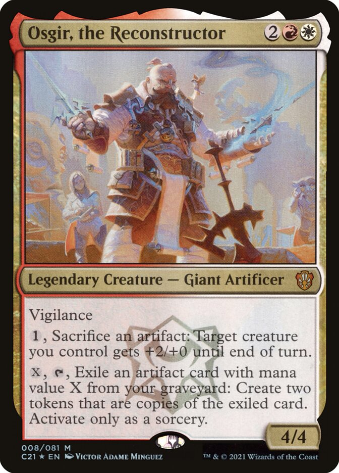 Osgir, the Reconstructor 8/81 (Commander 2021) - Foil