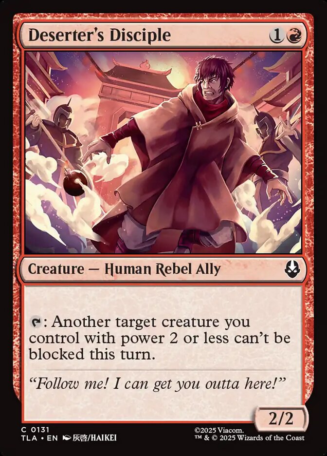 Deserter's Disciple 131/286 (Avatar: The Last Airbender) - Foil