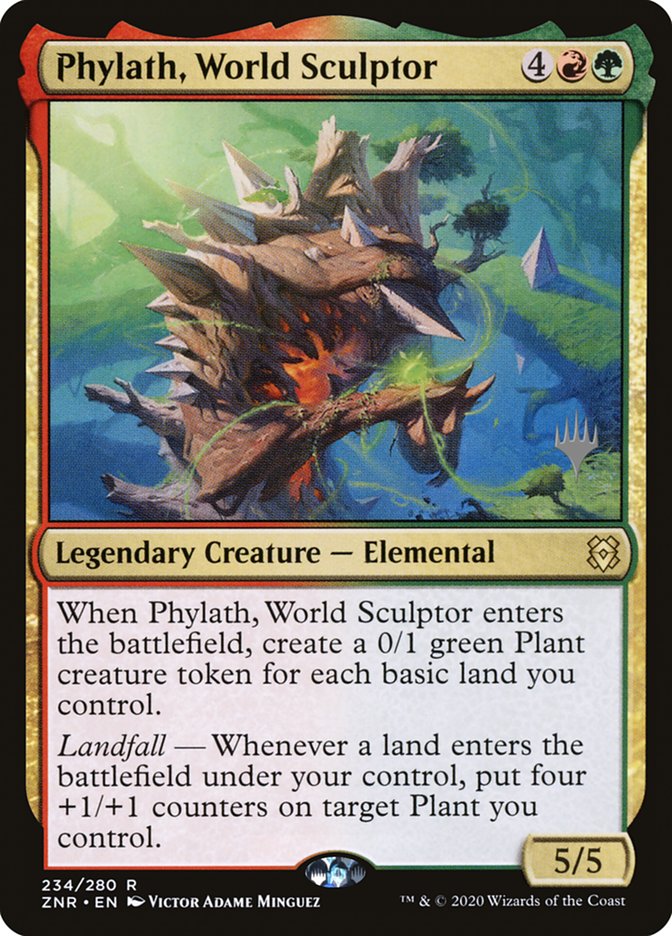 Phylath, World Sculptor 234 (Promo Pack: Zendikar Rising) - Foil