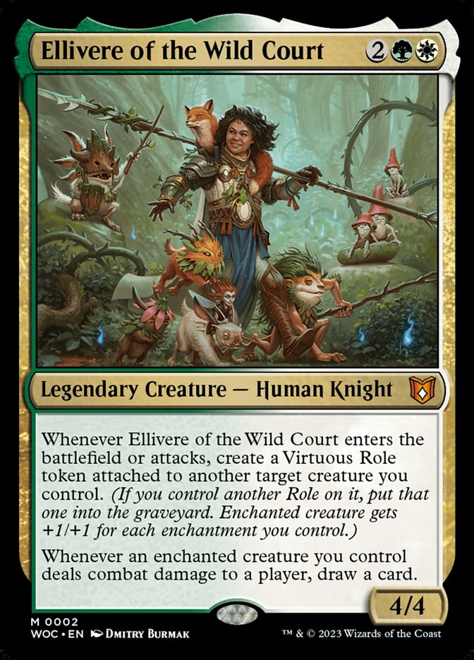 Ellivere of the Wild Court 2 (Commander: Wilds of Eldraine) - Foil