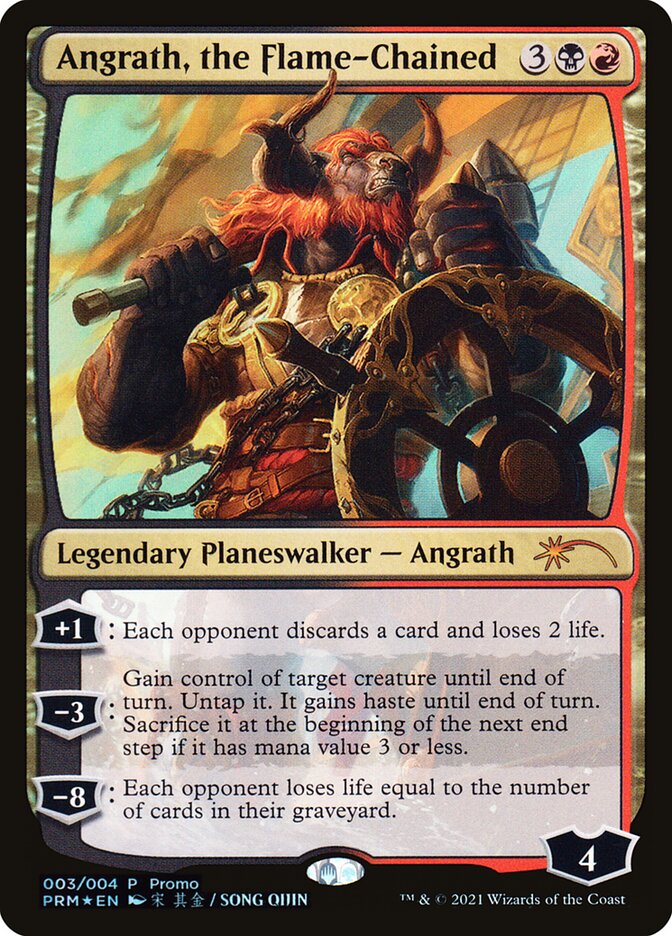 Angrath, the Flame-Chained 3/4 (Unique and Miscellaneous Promos) - Foil