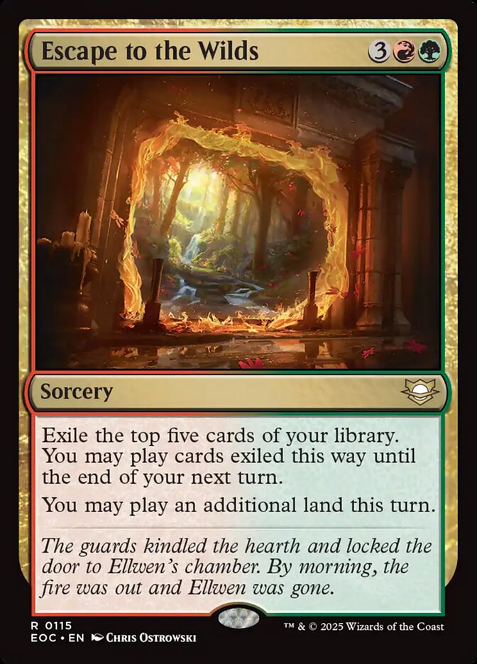Escape to the Wilds 115/191 (Commander: Edge of Eternities)
