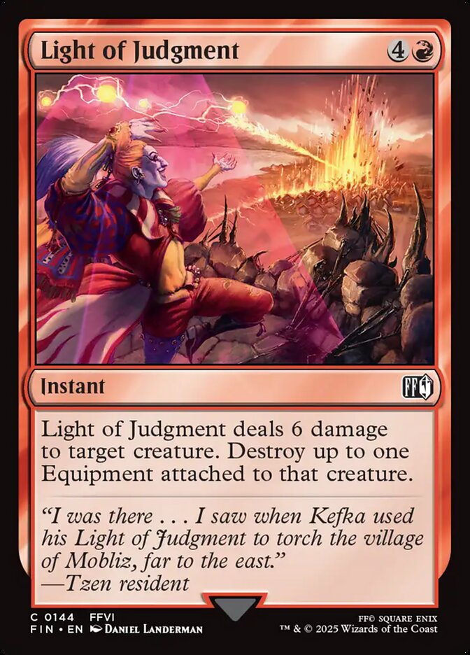 Light of Judgment 144/309 (FINAL FANTASY) - Foil