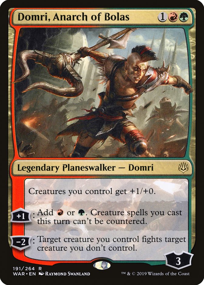 Domri, Anarch of Bolas 191 (War of the Spark)
