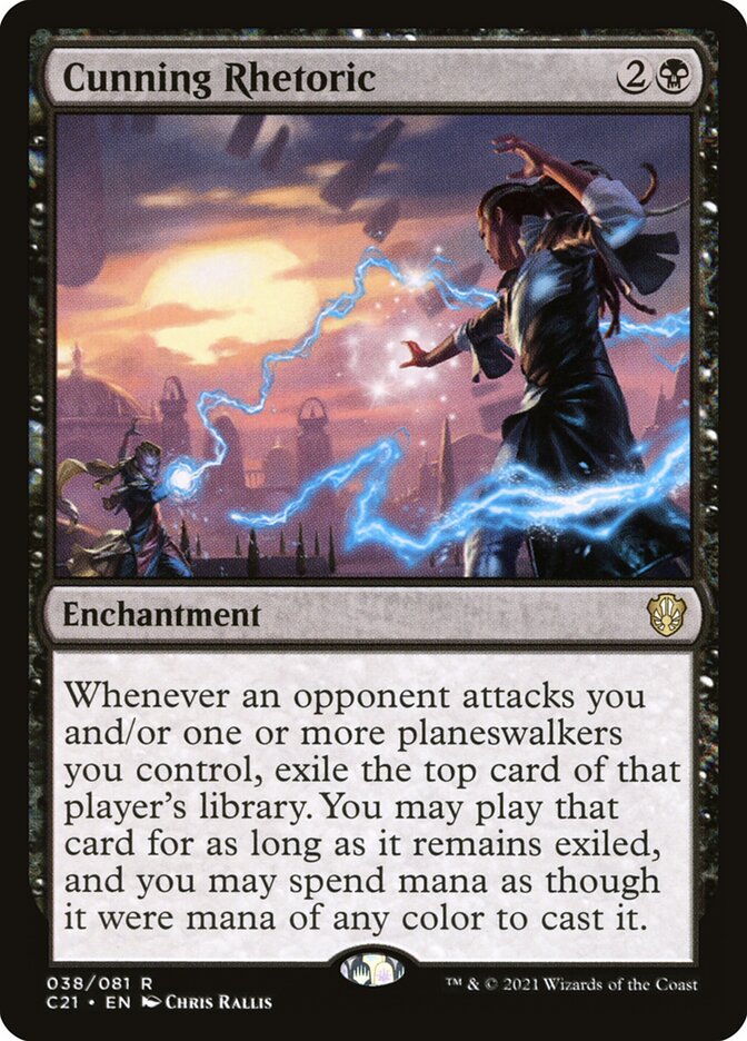 Cunning Rhetoric 38/81 (Commander 2021)