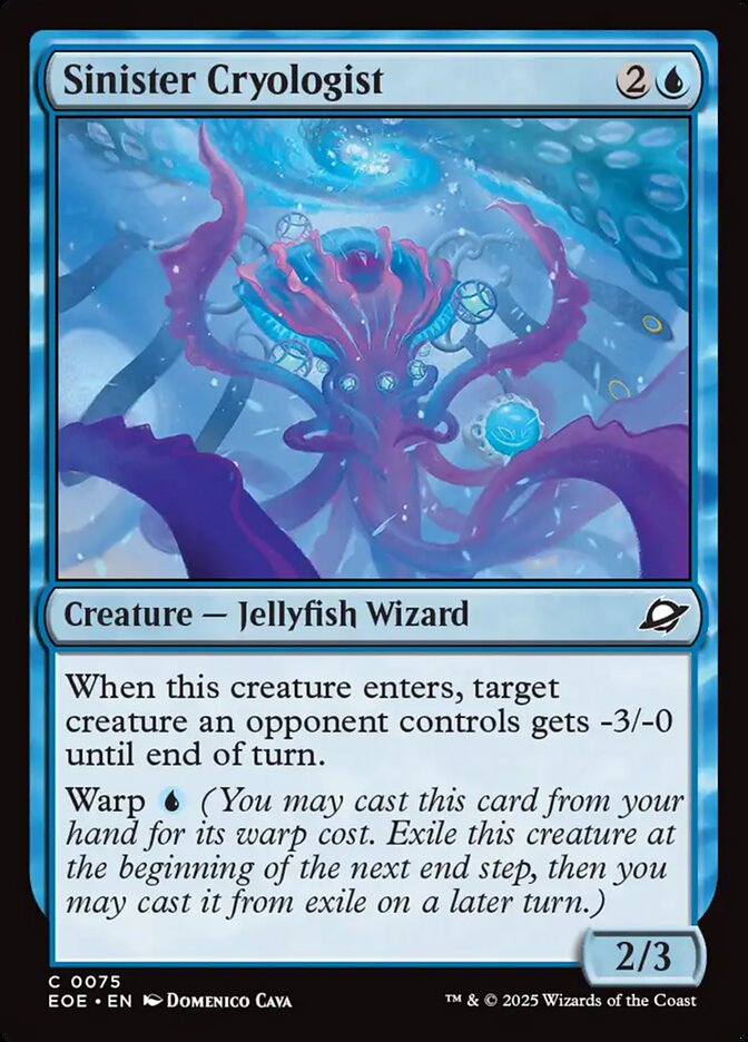Sinister Cryologist 75 (Edge of Eternities) - Foil