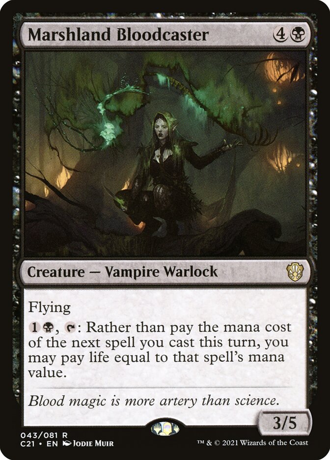 Marshland Bloodcaster 43/81 (Commander 2021)