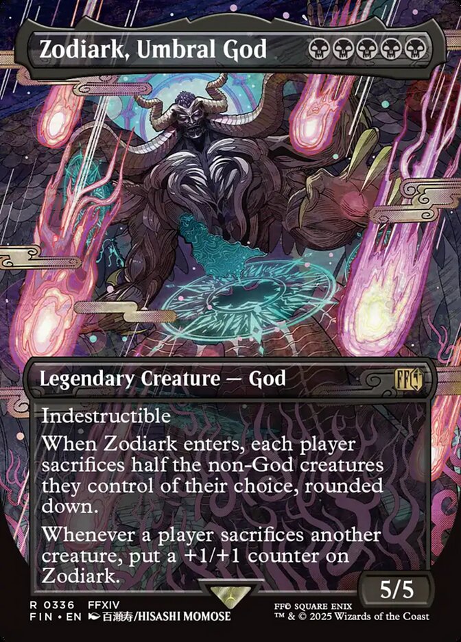Zodiark, Umbral God 336/309 (FINAL FANTASY) - Borderless Foil