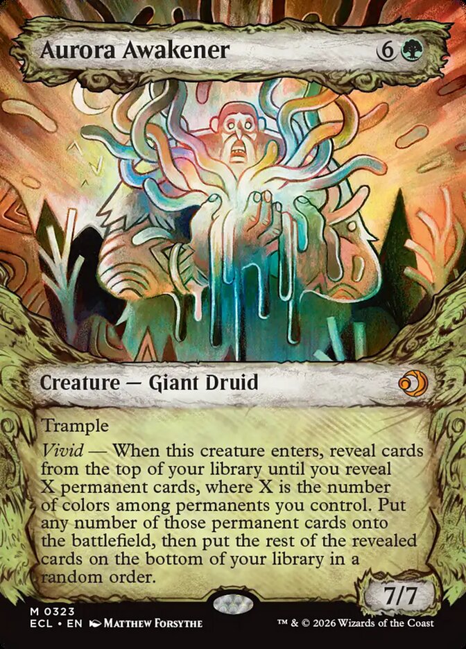 Aurora Awakener 323/273 (Lorwyn Eclipsed) - Showcase Foil