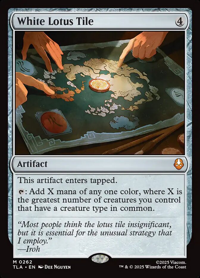 White Lotus Tile 262 (Avatar: The Last Airbender) - Foil