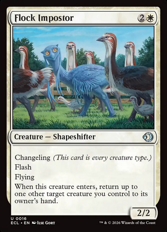 Flock Impostor 16 (Lorwyn Eclipsed) - Foil