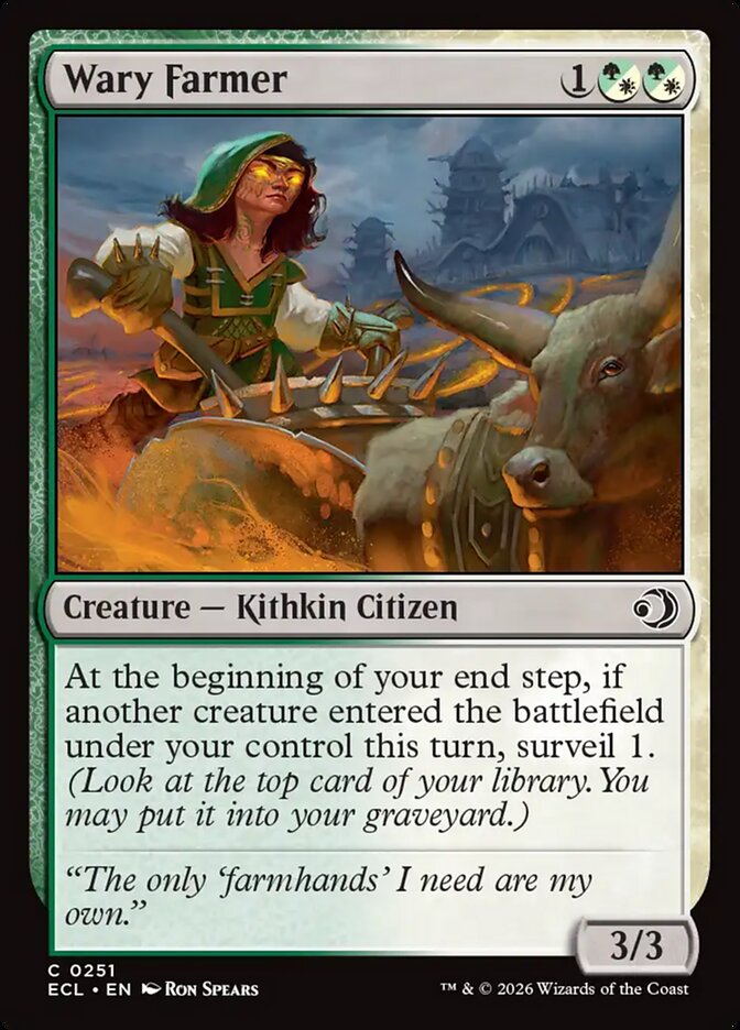 Wary Farmer 251 (Lorwyn Eclipsed) - Foil