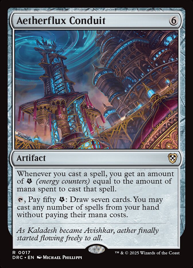 Aetherflux Conduit 17/187 (Commander: Aetherdrift)