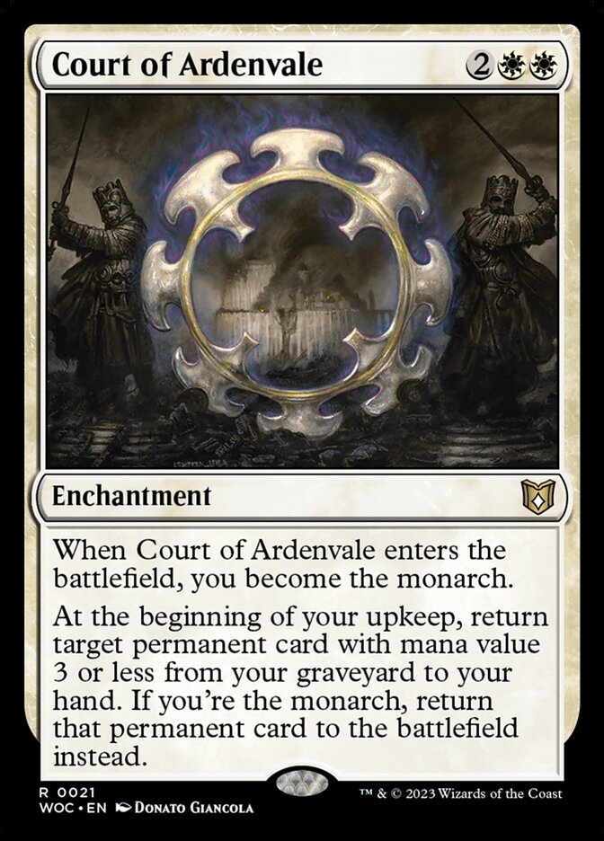 Court of Ardenvale 21/173 (Commander: Wilds of Eldraine)