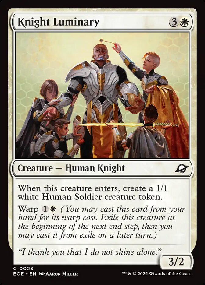 Knight Luminary 23/276 (Edge of Eternities)