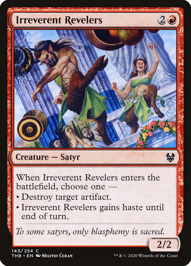 Irreverent Revelers 143/254 (Theros Beyond Death) - Foil