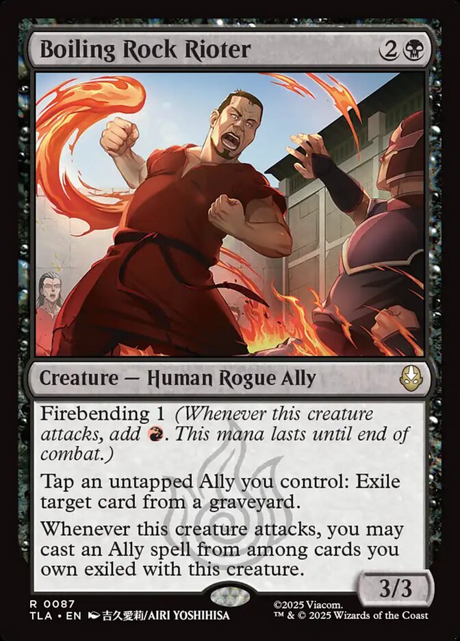 Boiling Rock Rioter 87 (Avatar: The Last Airbender)