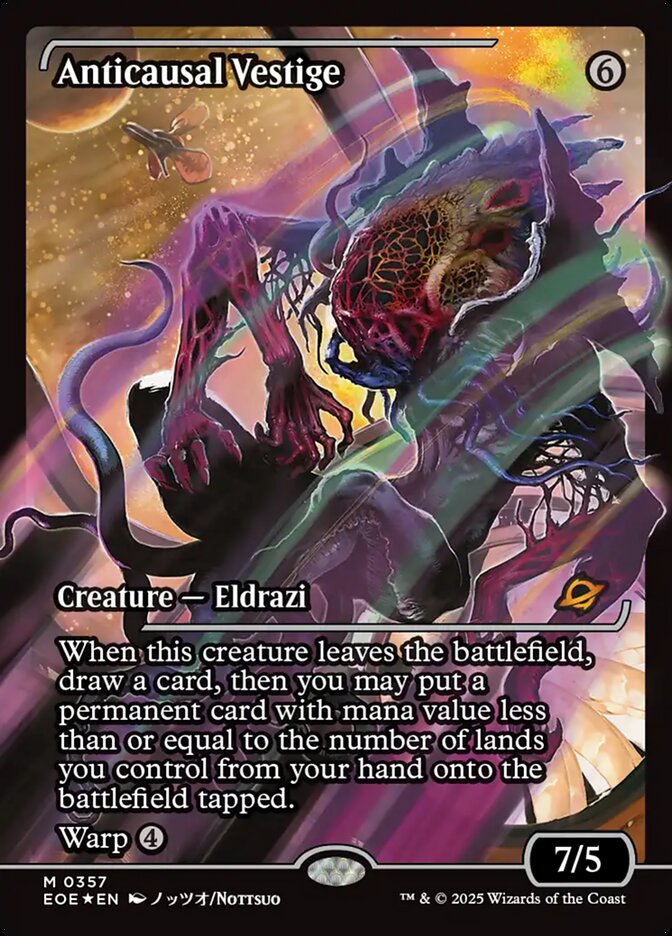 Anticausal Vestige 357 (Edge of Eternities) - Showcase Foil