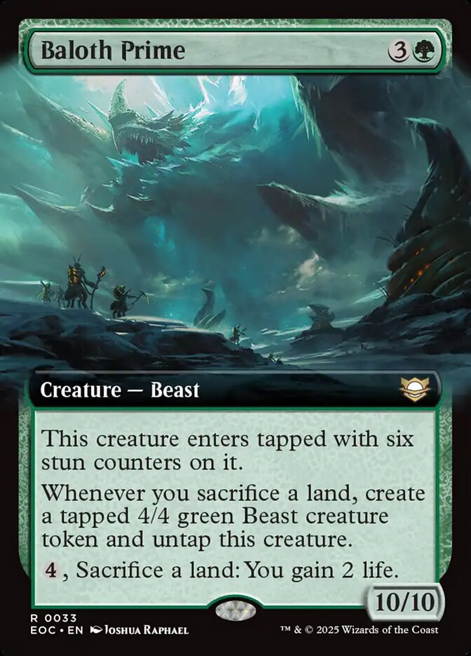 Baloth Prime 33/191 (Commander: Edge of Eternities) - Extended Art
