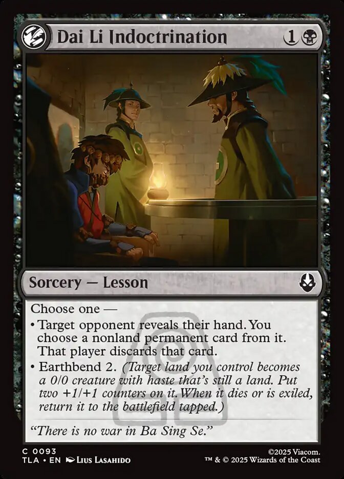Dai Li Indoctrination 93 (Avatar: The Last Airbender) - Foil