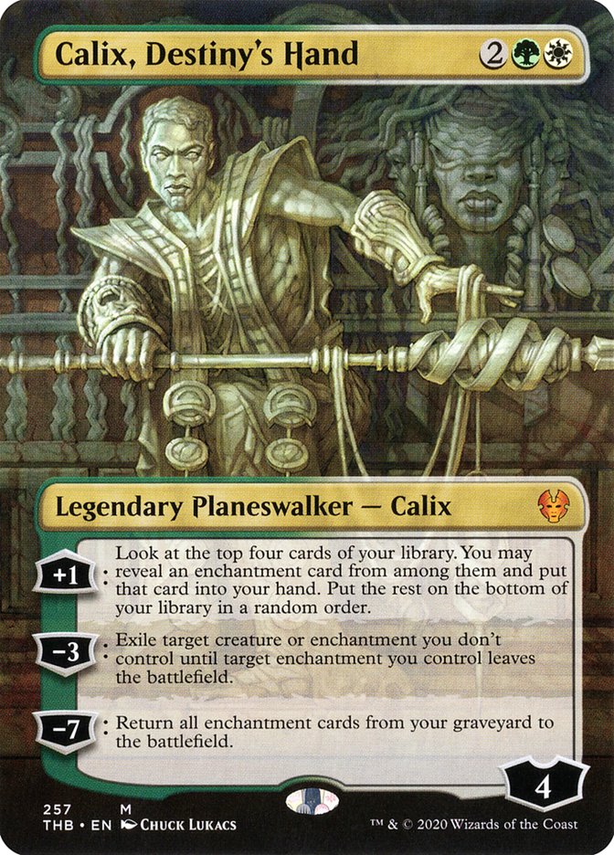 Calix, Destiny's Hand 257/254 (Theros Beyond Death) - Extended Art Foil