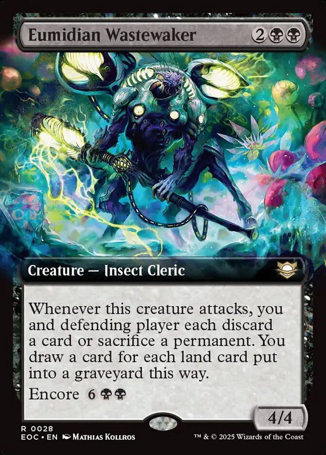 Eumidian Wastewaker 28/191 (Commander: Edge of Eternities) - Extended Art