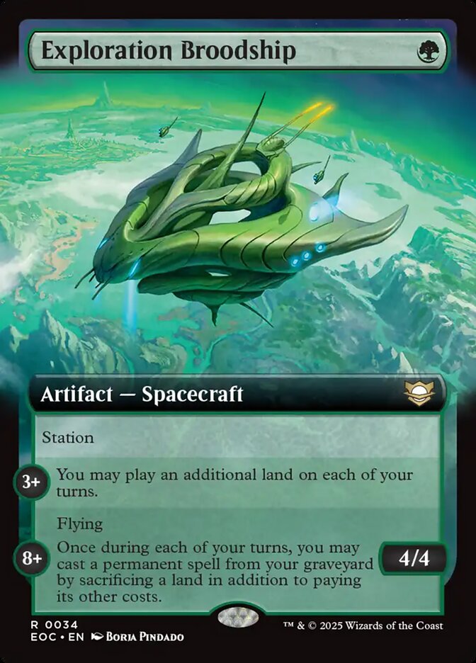 Exploration Broodship 34/191 (Commander: Edge of Eternities) - Extended Art