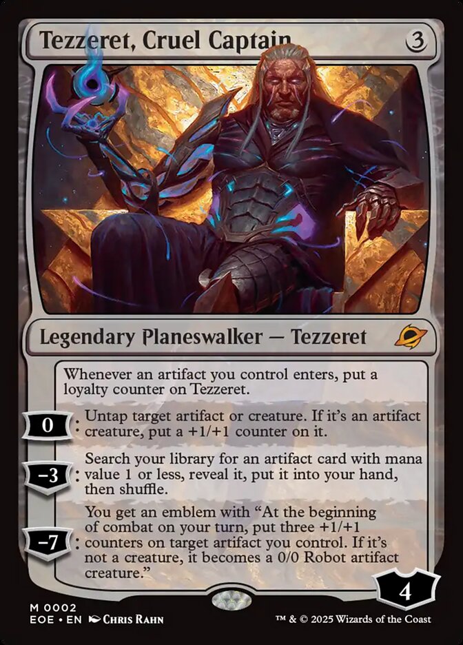 Tezzeret, Cruel Captain 2 (Edge of Eternities) - Foil