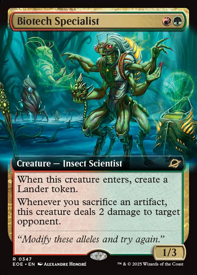 Biotech Specialist 347 (Edge of Eternities) - Extended Art