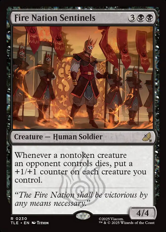 Fire Nation Sentinels 230 (Avatar: The Last Airbender: Eternal-Legal) - Foil
