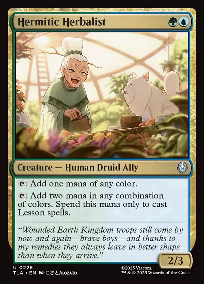 Hermitic Herbalist 226/286 (Avatar: The Last Airbender)