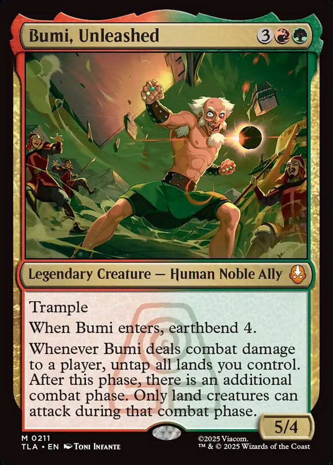 Bumi, Unleashed 211 (Avatar: The Last Airbender)