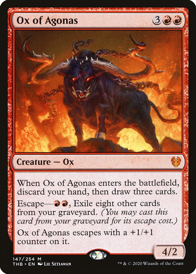 Ox of Agonas 147 (Theros Beyond Death) - Foil