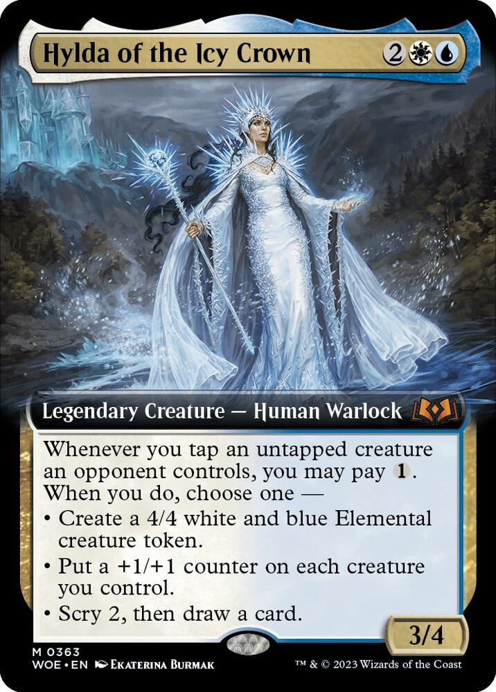 Hylda of the Icy Crown 363/276 (Wilds of Eldraine) - Extended Art