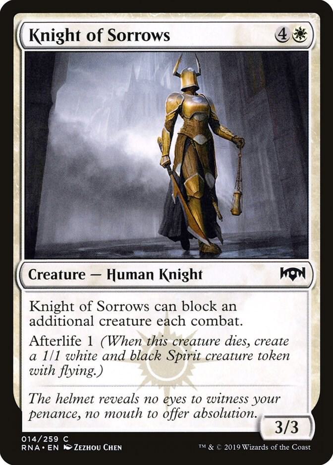 Knight of Sorrows 14/259 (Ravnica Allegiance)