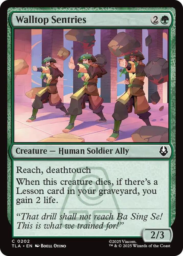 Walltop Sentries 202/286 (Avatar: The Last Airbender) - Foil