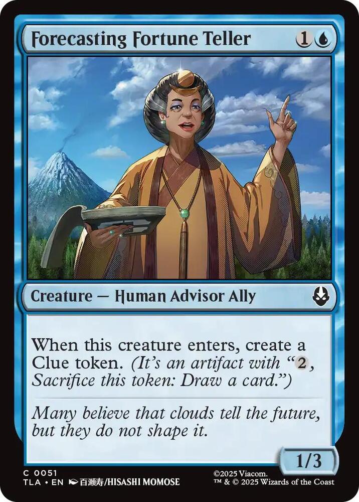 Forecasting Fortune Teller 51/286 (Avatar: The Last Airbender) - Foil