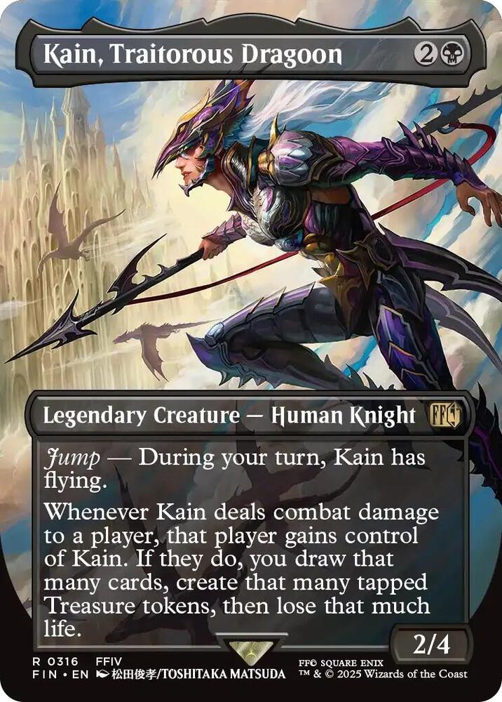 Kain,Traitorous Dragoon 316 (FINAL FANTASY) - Borderless