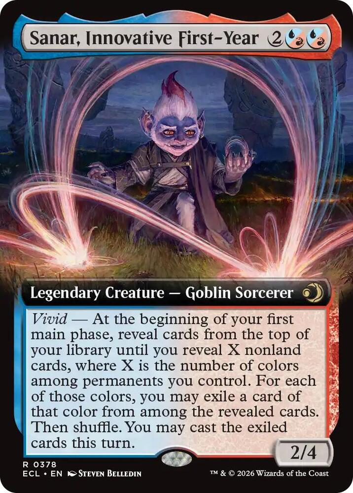 Sanar, Innovative First-Year 378 (Lorwyn Eclipsed) - Extended Art