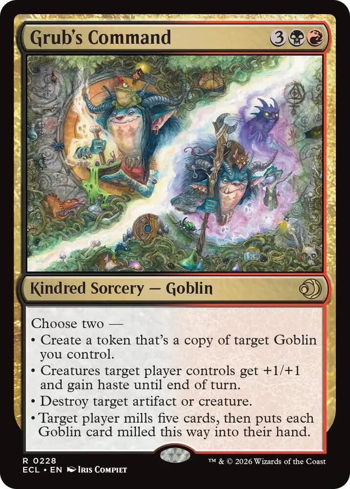 Grub's Command 228 (Lorwyn Eclipsed) - Foil