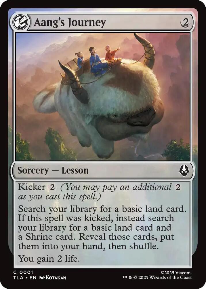 Aang's Journey 1 (Avatar: The Last Airbender) - Foil