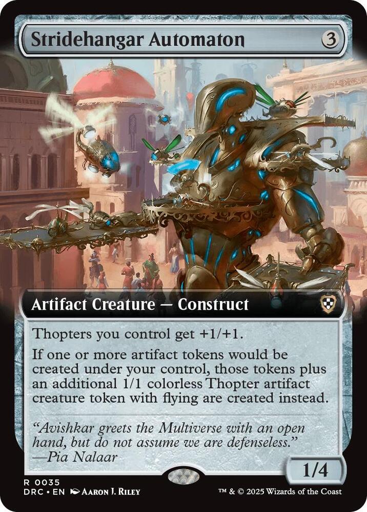 Stridehangar Automaton 35 (Commander: Aetherdrift) - Extended Art