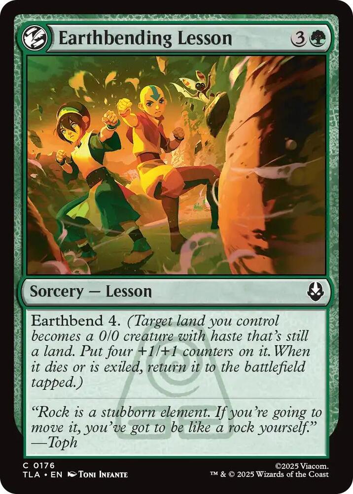 Earthbending Lesson 176/286 (Avatar: The Last Airbender) - Foil