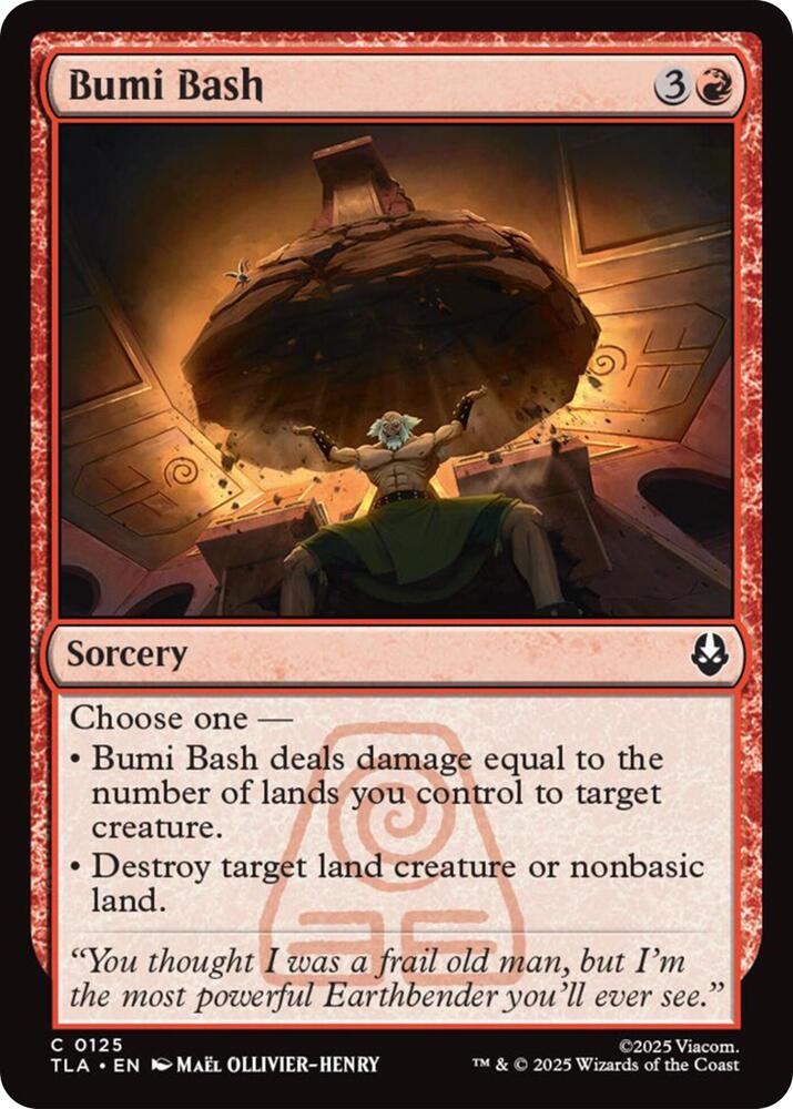 Bumi Bash 125 (Avatar: The Last Airbender) - Foil