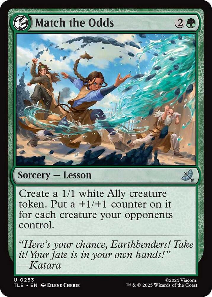 Match the Odds 253/317 (Avatar: The Last Airbender: Eternal-Legal) - Foil